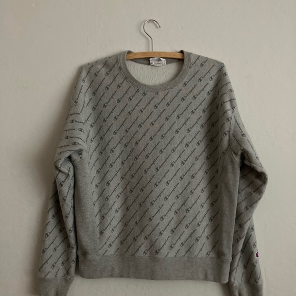 Champion Other - Youth Champion Sweater Gray Casual Comfy Soft